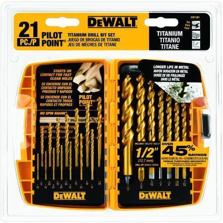 Dewalt pilot point drill bits new arrivals