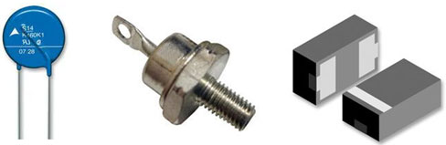 MOV-, Zener-diode og TVS-diode